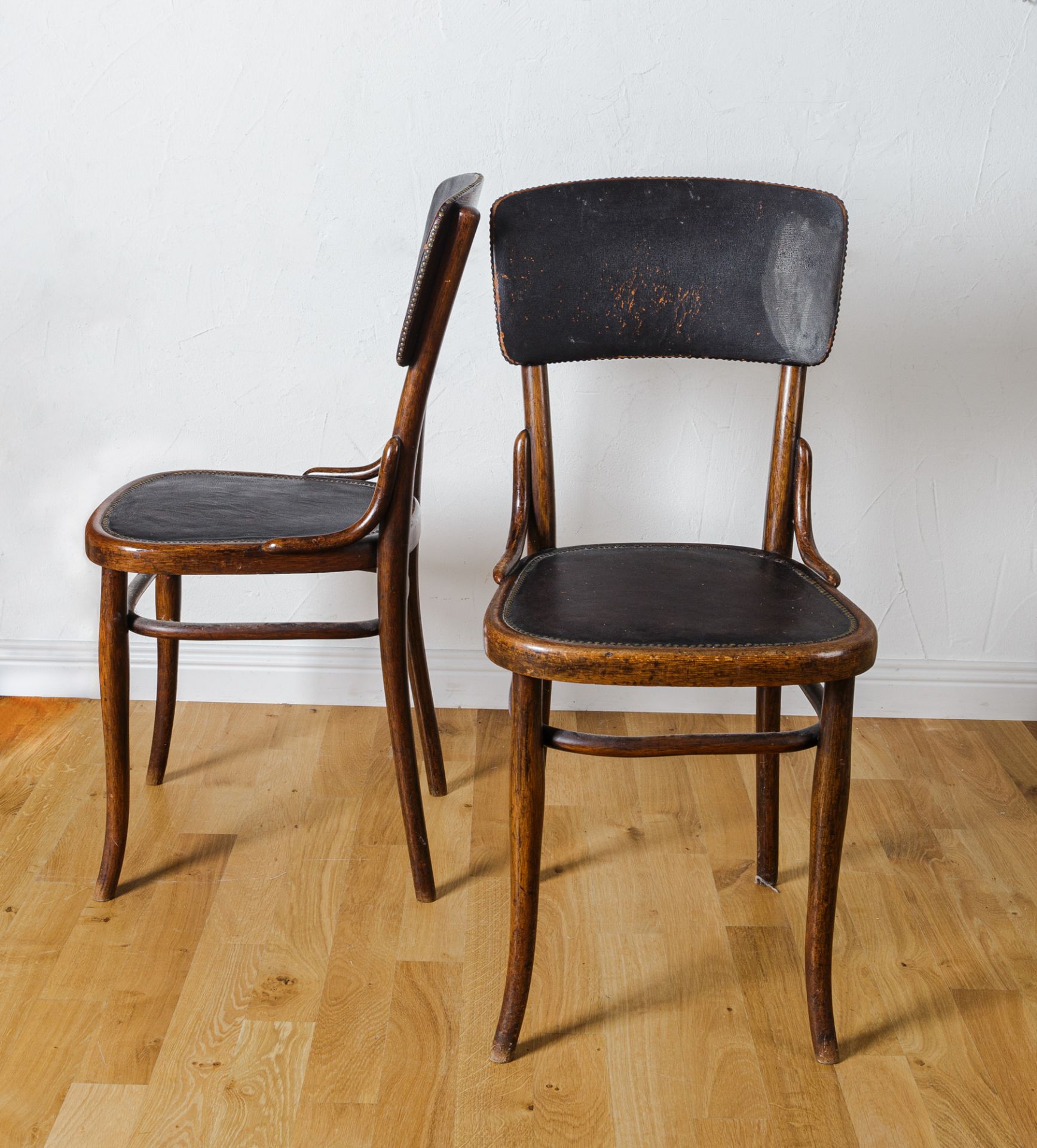 Paar Thonet Stühle, wohl Nr. 57, 1930er Jahre - Bild 2 aus 10