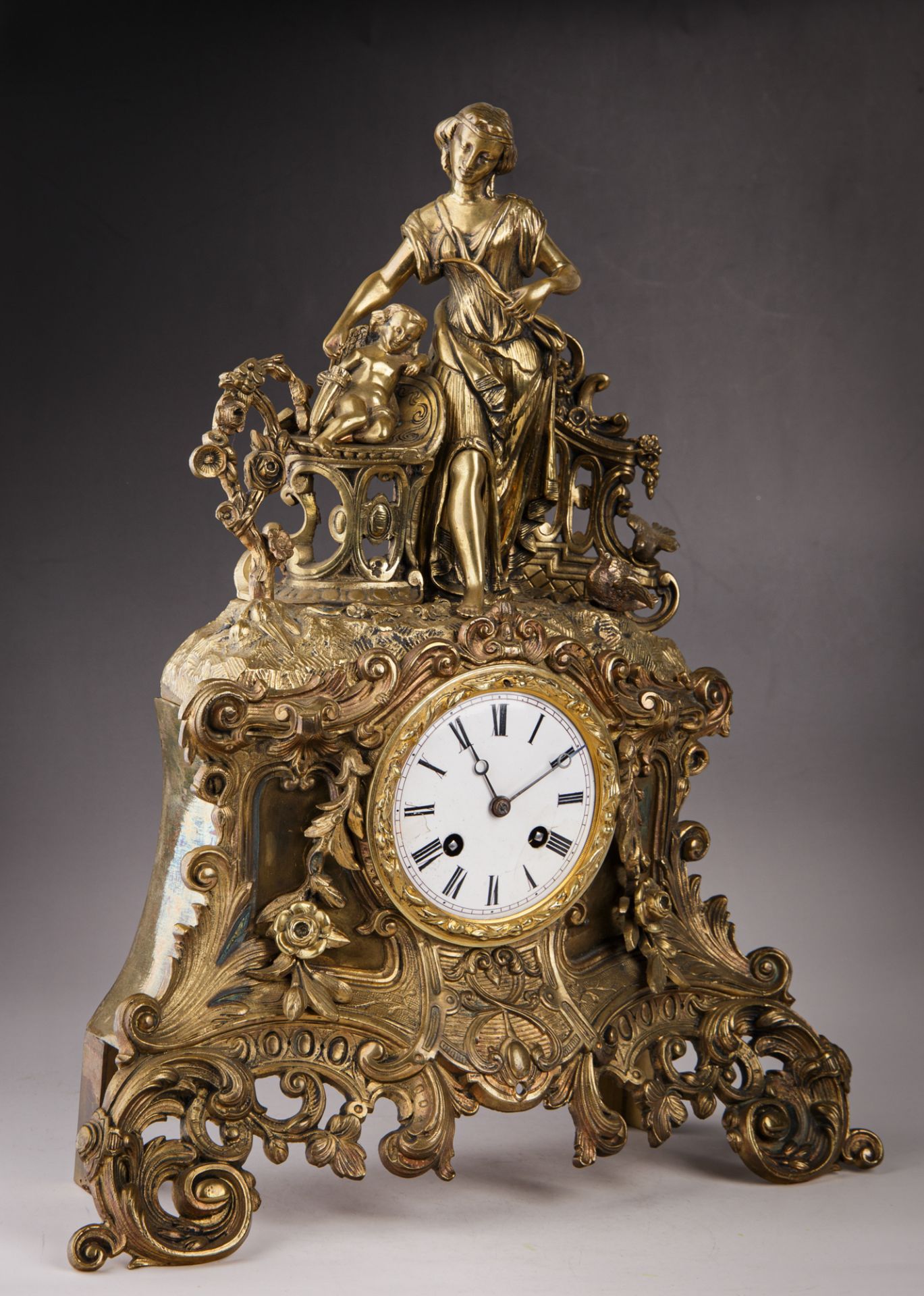 Französische Pendule, Venus und Amor, um 1880-1900 - Image 3 of 4