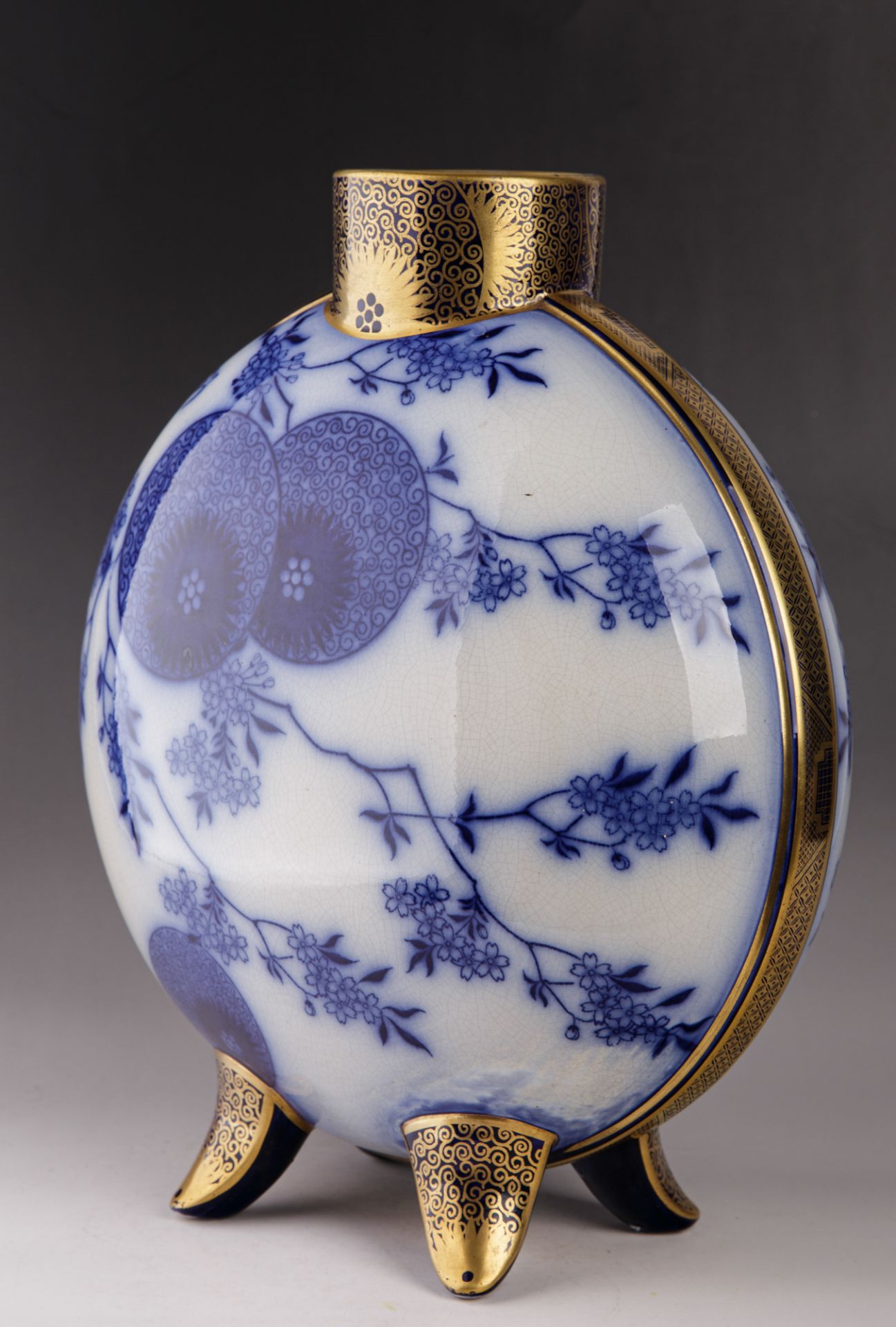 Seltene Vase im japanischen Stil, wohl Frankreich, Ende 19. Jh. - Image 2 of 3