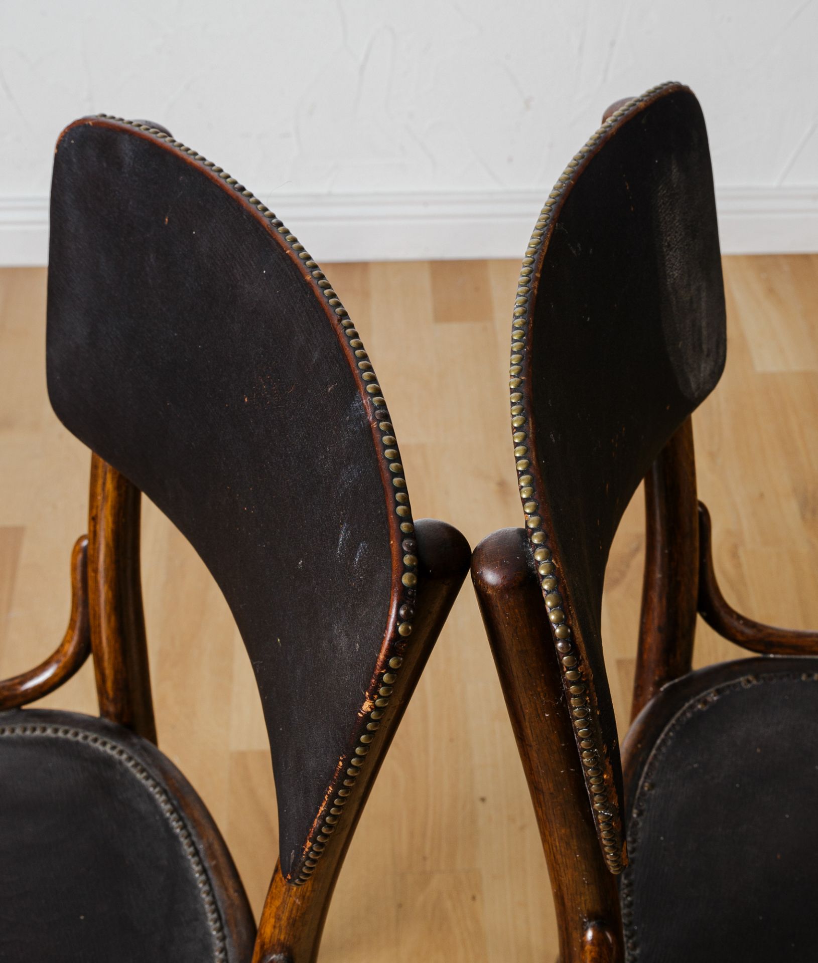 Paar Thonet Stühle, wohl Nr. 57, 1930er Jahre - Bild 8 aus 10