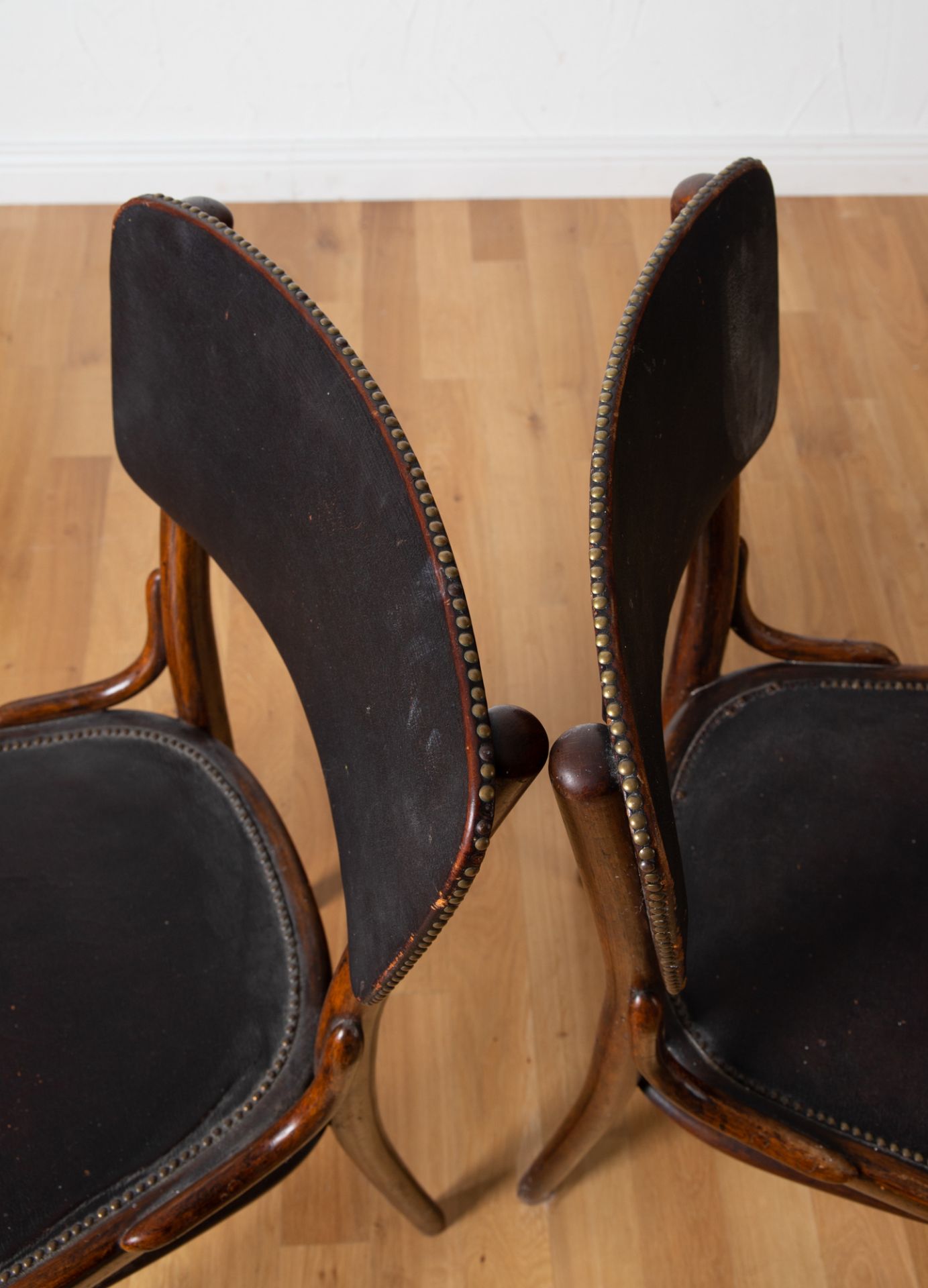 Paar Thonet Stühle, wohl Nr. 57, 1930er Jahre - Bild 9 aus 10