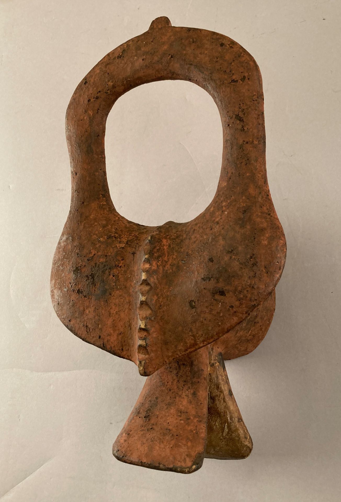 Zoomorphe Maske 'mangam', Holz. Mama, Nigeria.
