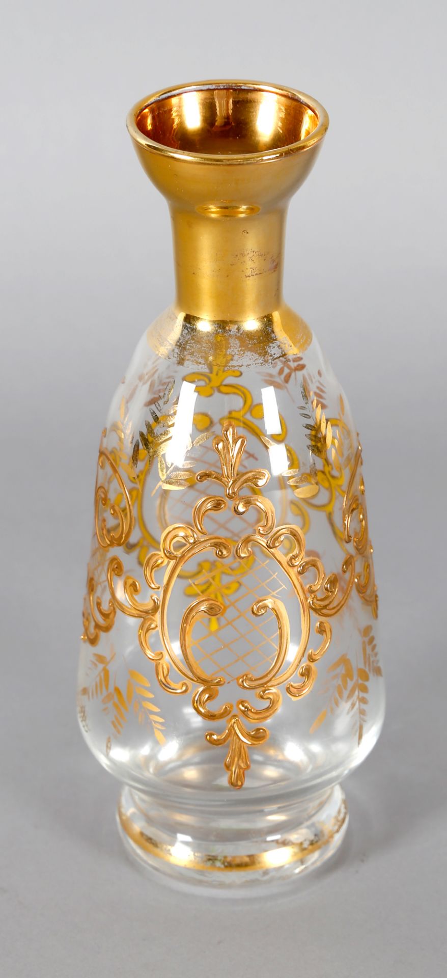 Flakon mit Reliefgolddekor, Murano 1903