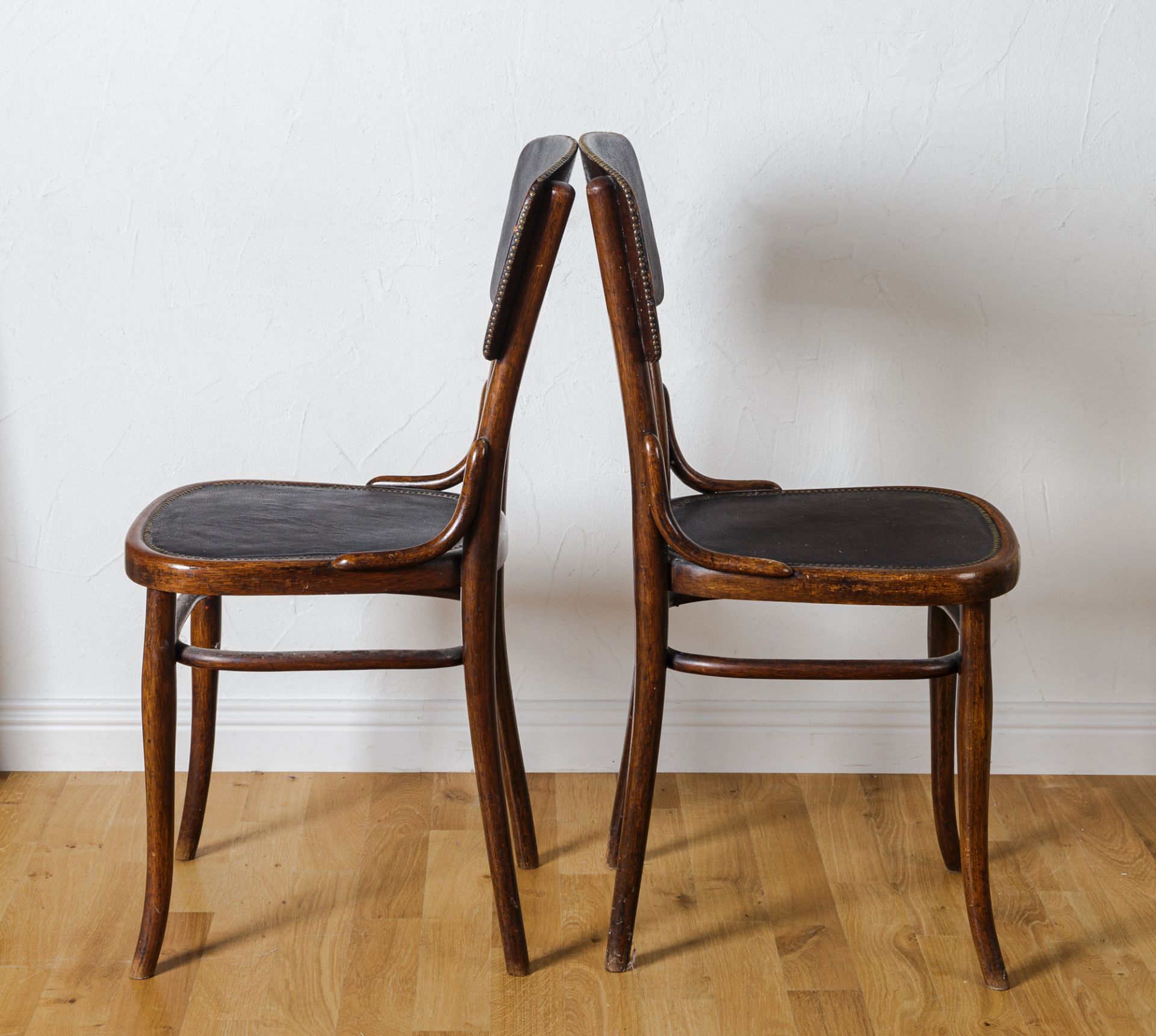 Paar Thonet Stühle, wohl Nr. 57, 1930er Jahre - Bild 3 aus 10