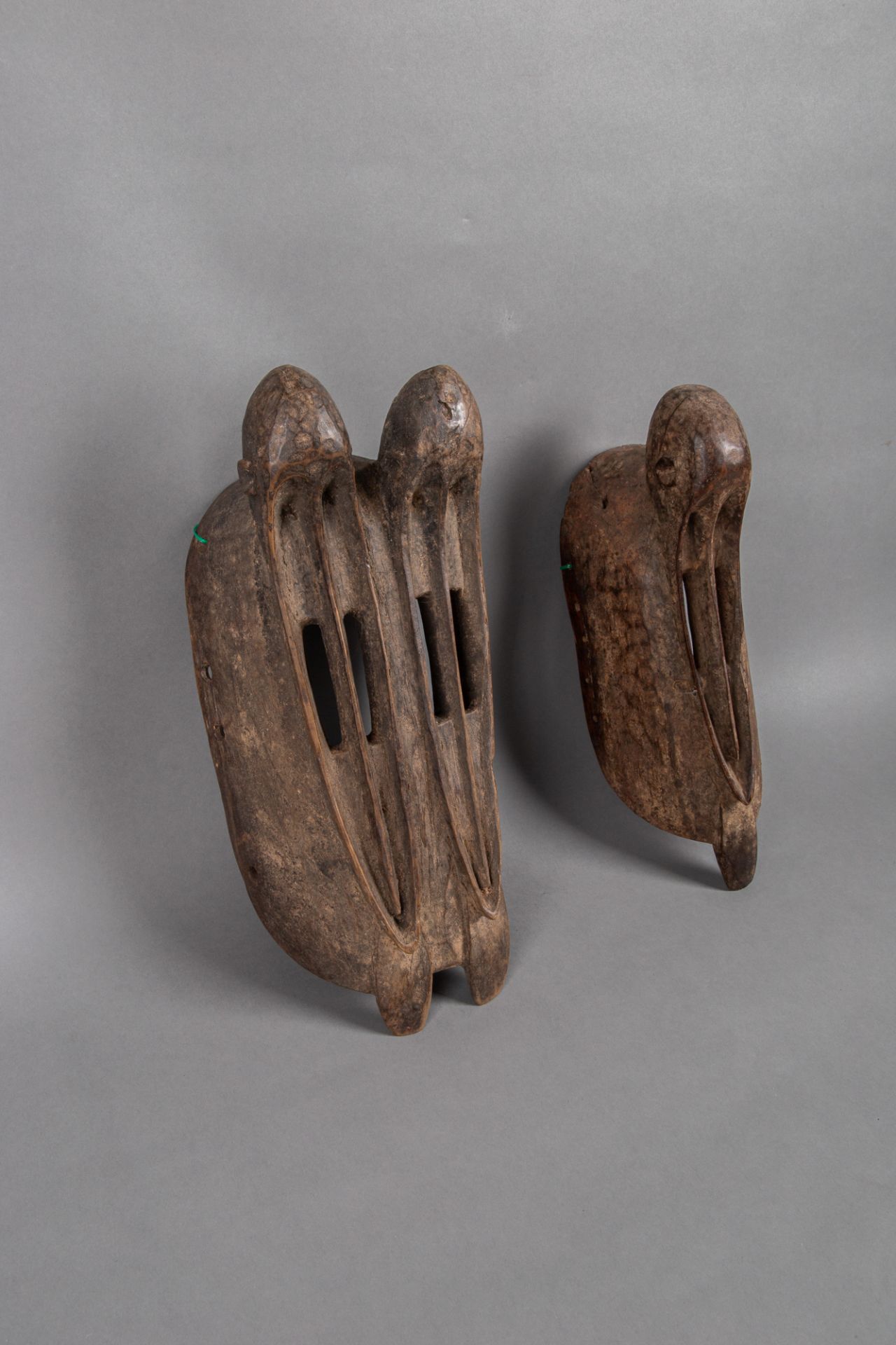 Zwei Anthropomorphe Masken, Dogon, Mali - Bild 2 aus 3