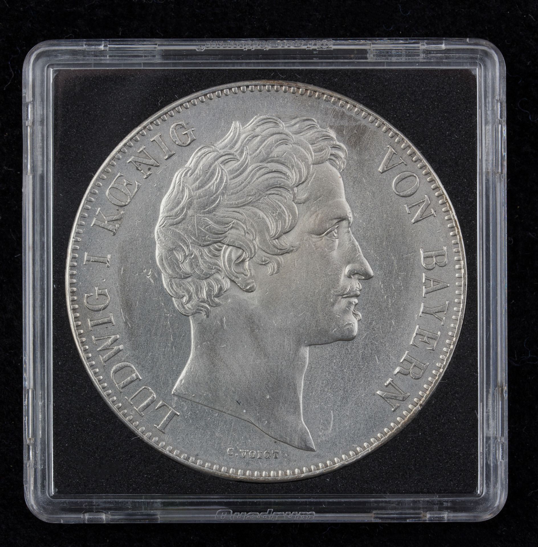 Doppeltaler (3 1/2 Gulden), 1843, Ludwig I., Bayern - Image 2 of 2