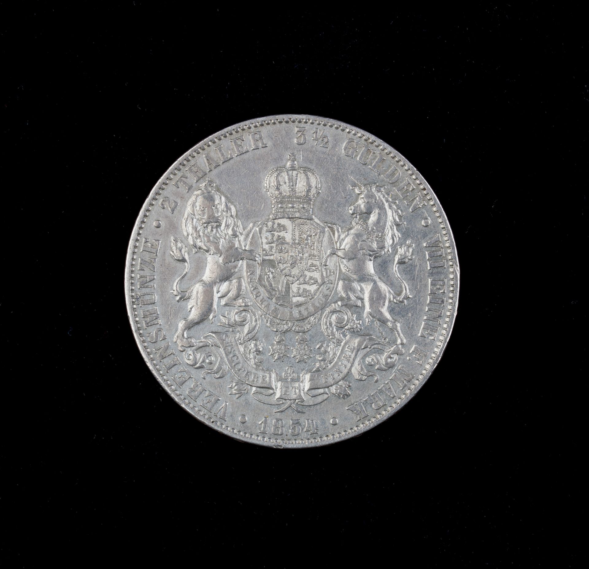 Doppeltaler (3 1/2 Gulden), 1854 B, Georg V., Hannover