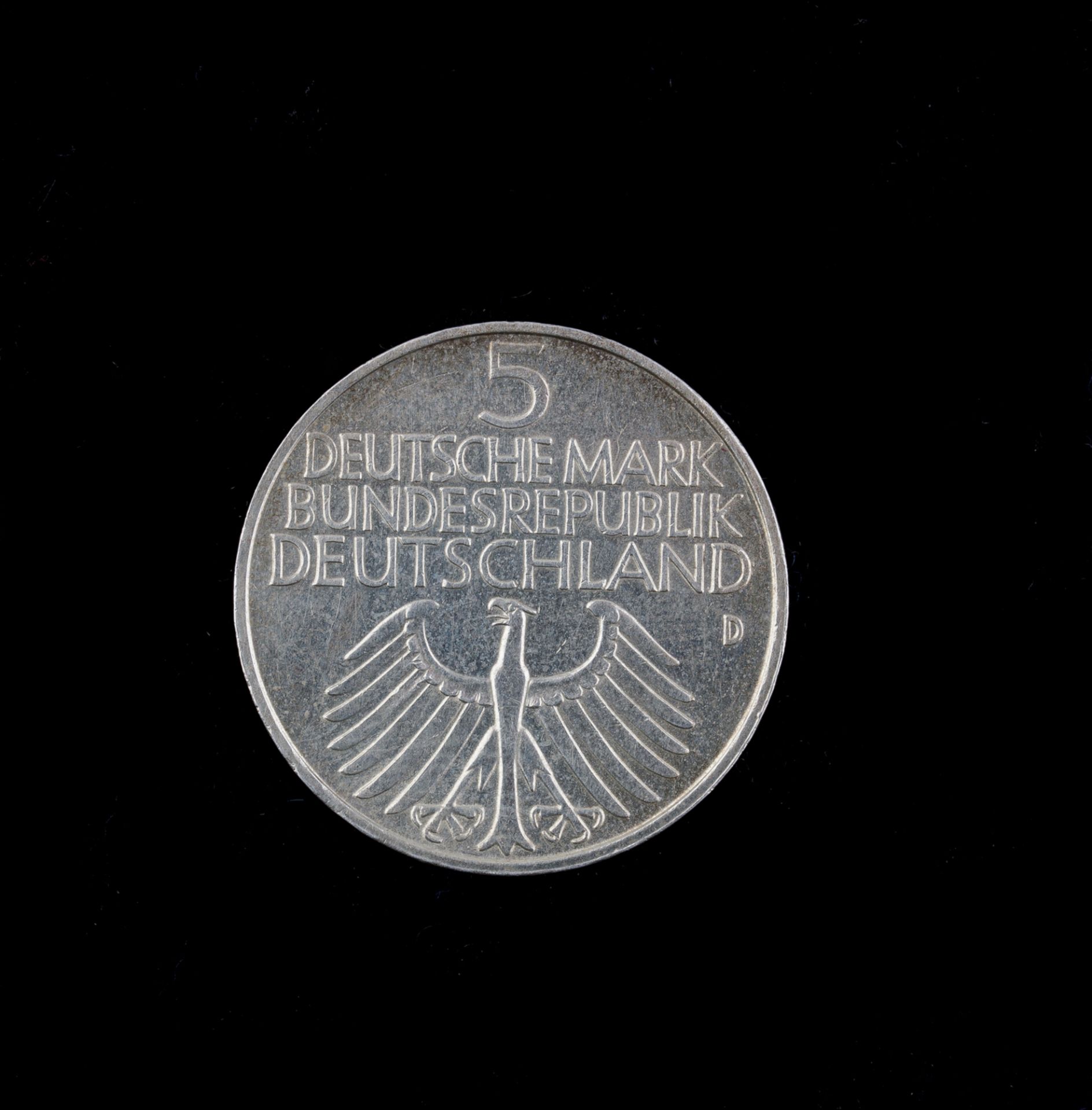 5 Deutsche Mark, 1952 D, Germanisches Museum Nürnberg