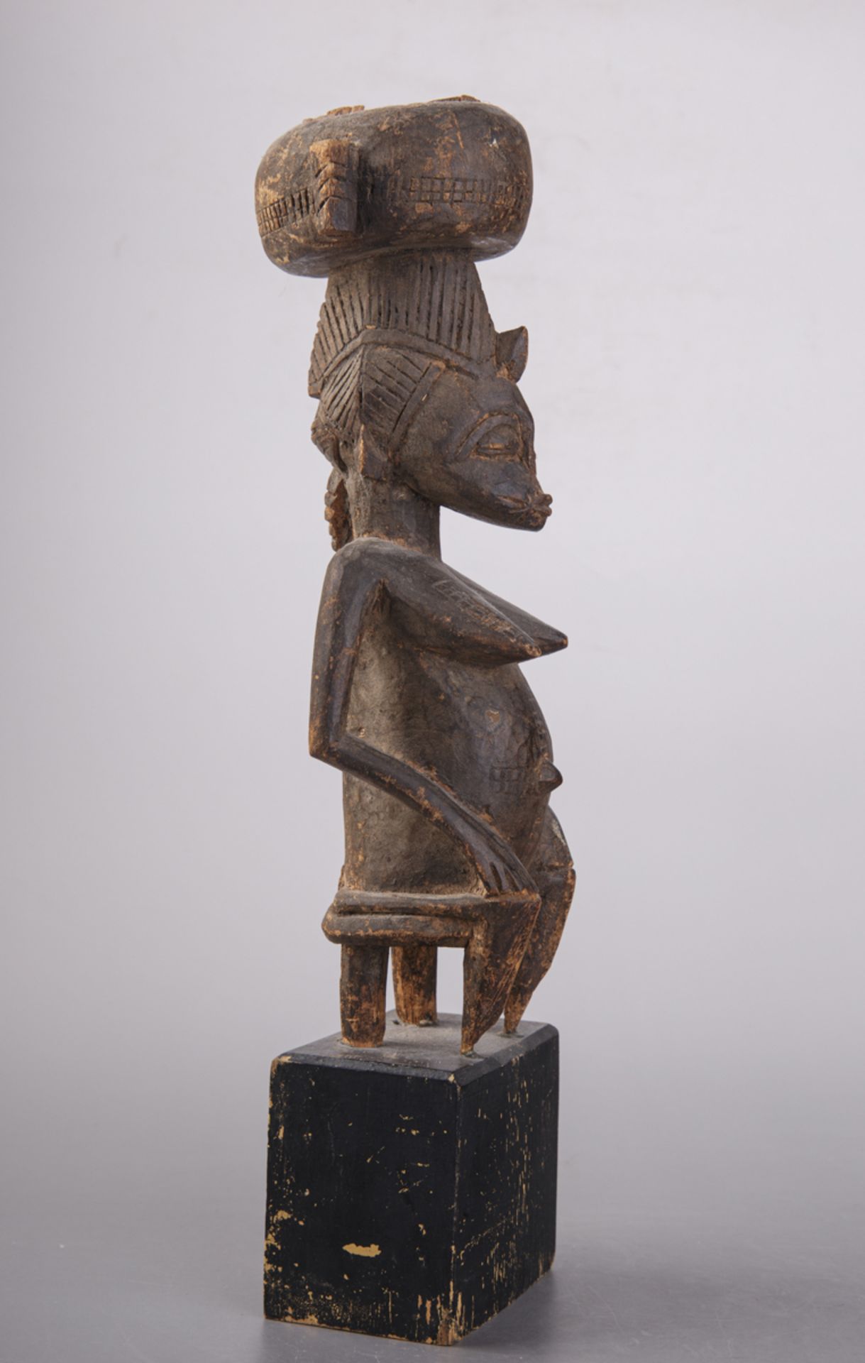 Weibliche Poro-Figur, Volk der Senufo, Elfenbeinküste - Bild 3 aus 5