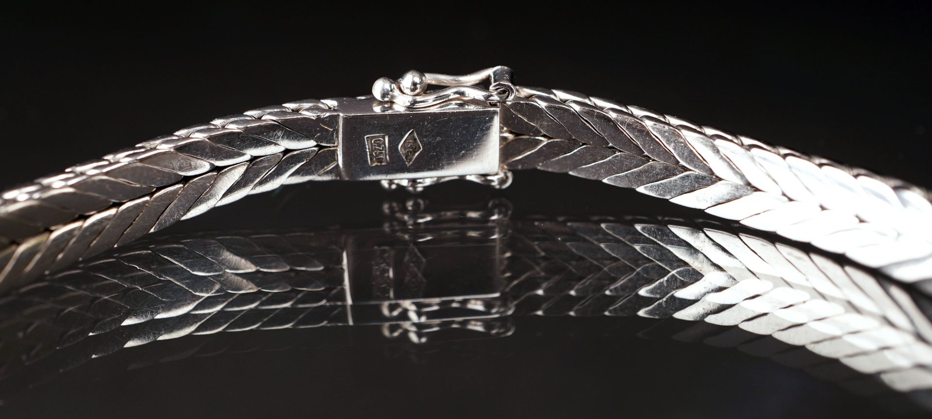 Armband mit Brillant- und Saphirbesatz, WG 750 - Bild 7 aus 7