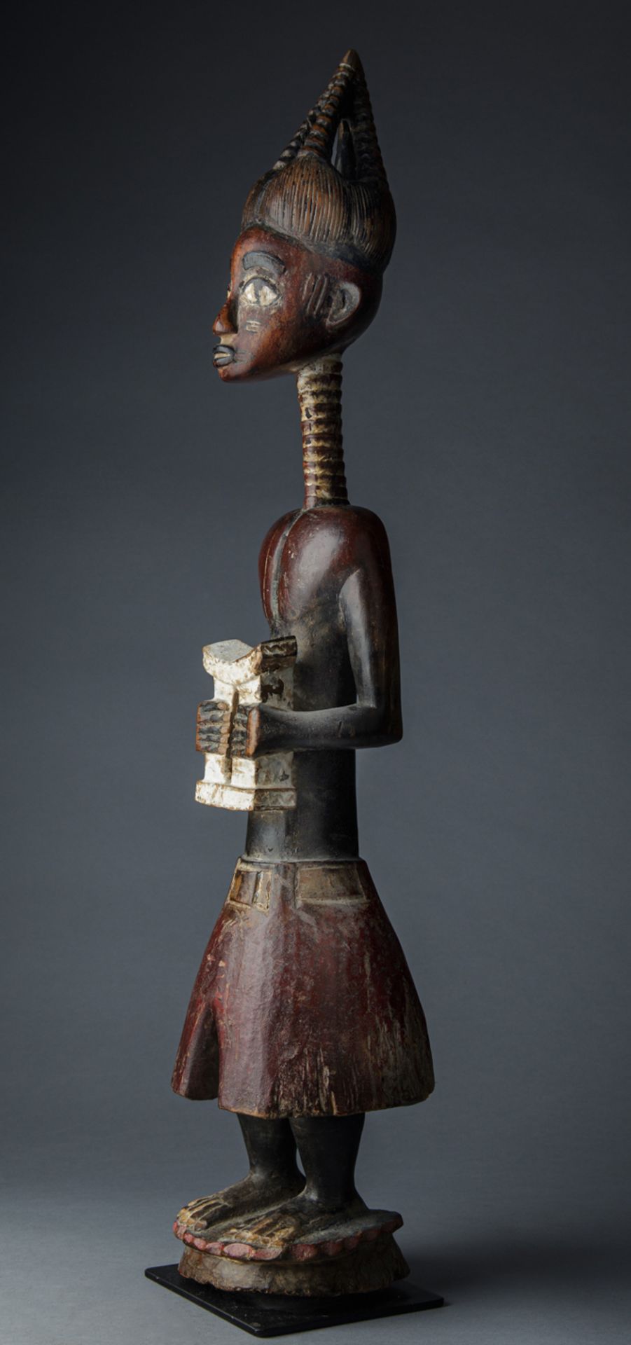 Figur im Colon-Stil, Volk der Baule, Elfenbeinküste - Bild 4 aus 7