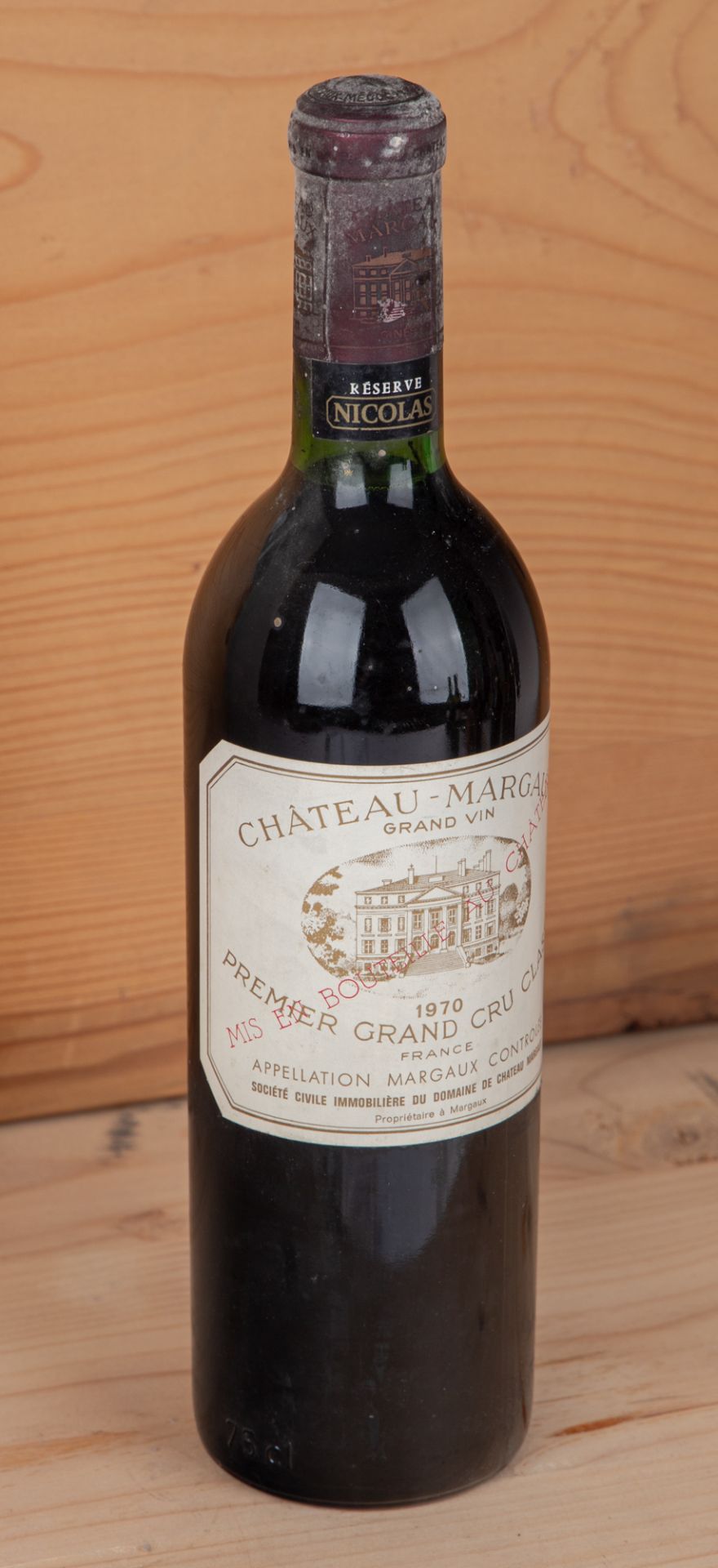 1 Flasche Chateau-Margaux 1970, Premier Grand Cru Classé - Image 3 of 3