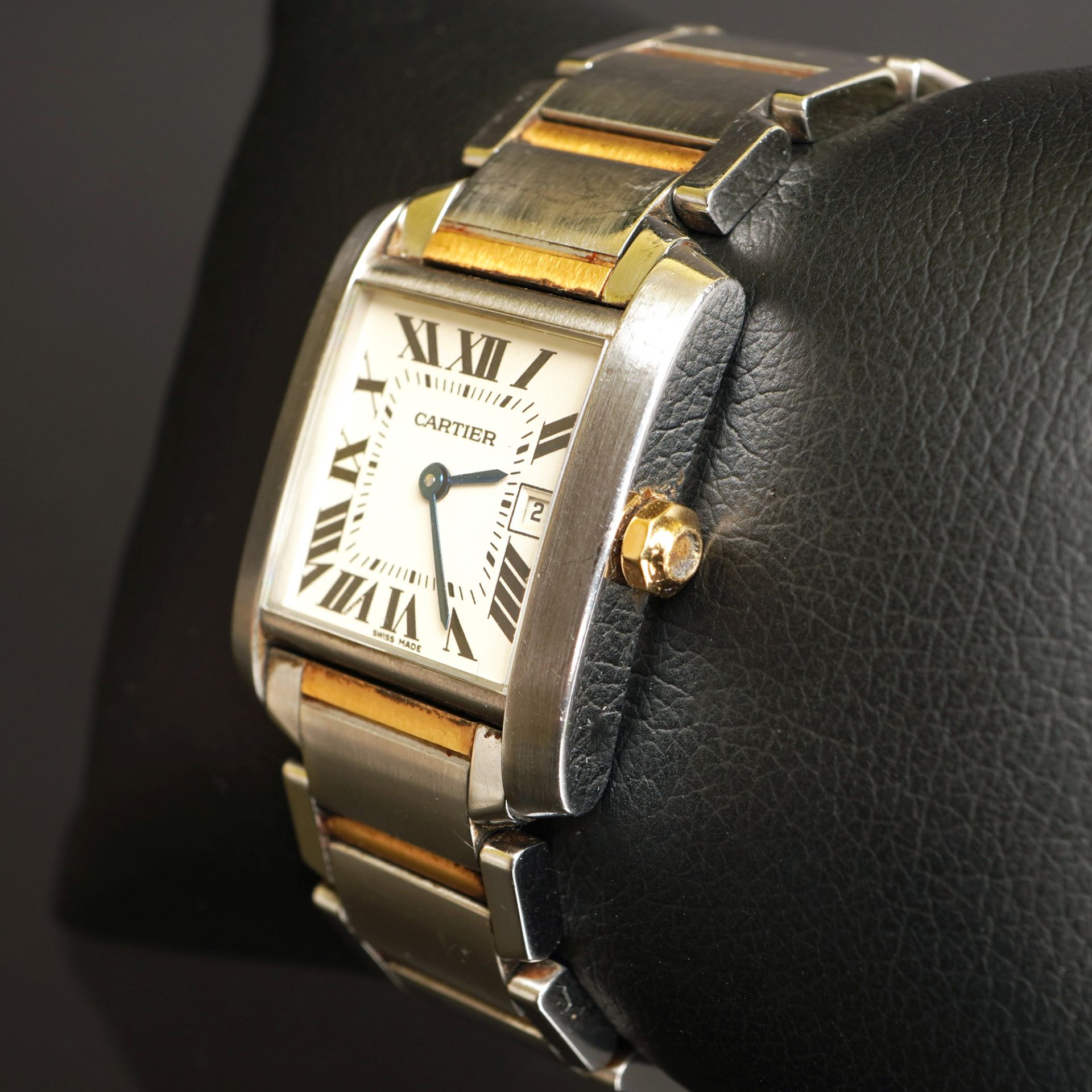 Cartier Tank Francaise Armbanduhr - Bild 3 aus 5