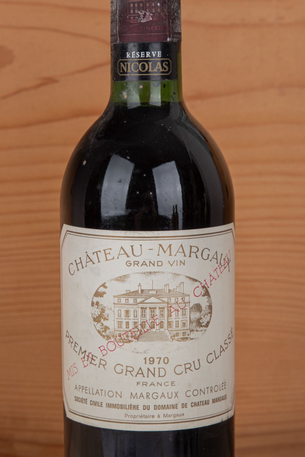 1 Flasche Chateau-Margaux 1970, Premier Grand Cru Classé - Image 2 of 3