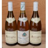 3 Flaschen: 2 x Francoise Goulley Petit Chablis 1996, 1 x Chablis, Grand Cru Vaudésir 1983