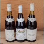 3 Flaschen: 2 x Beaune Grèves 1979 und 1 x chateau de Lacarelle