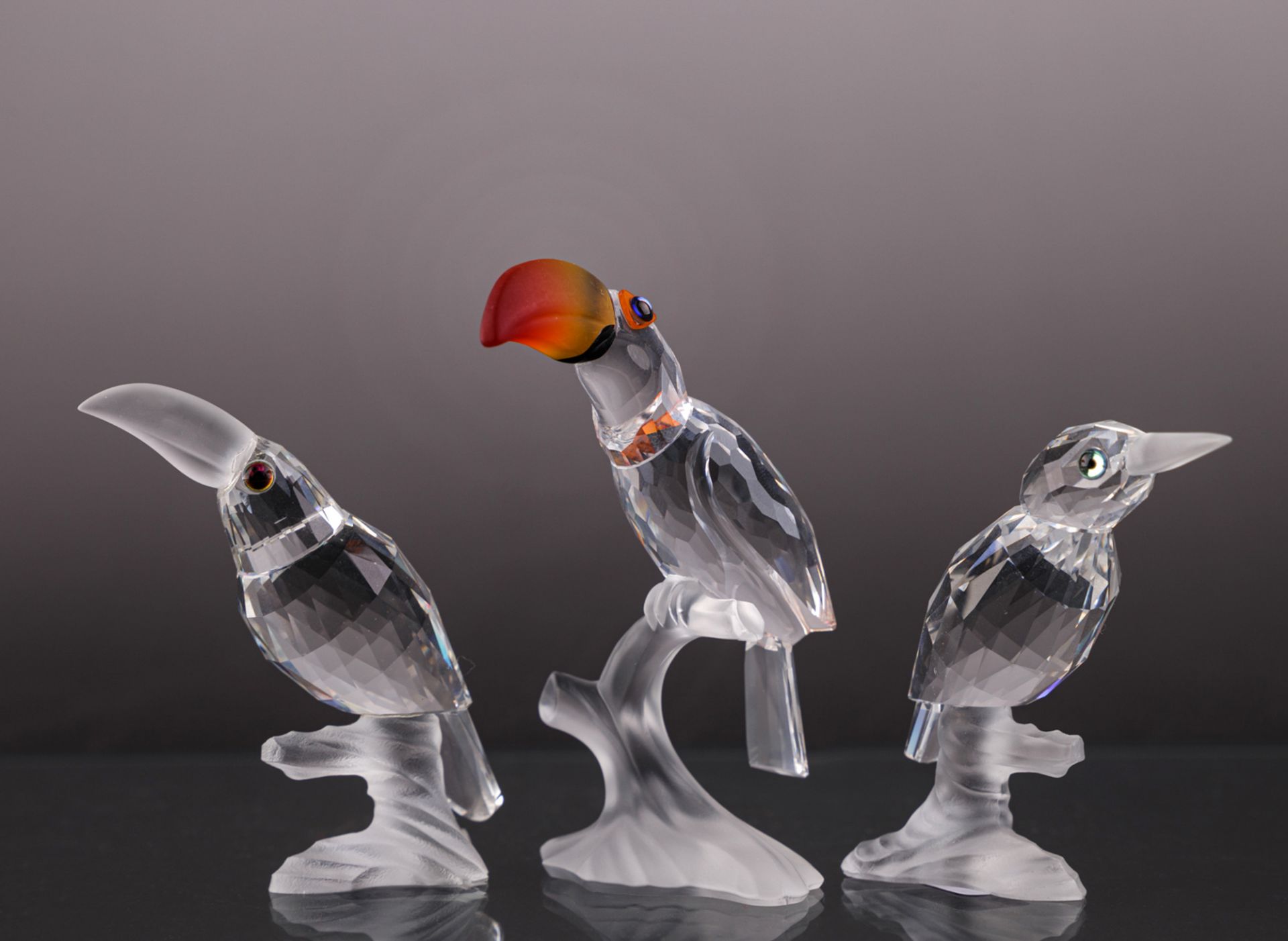 Swarovski, drei Figuren aus der Kollektion 'Gefiederte Freunde' - Image 2 of 4