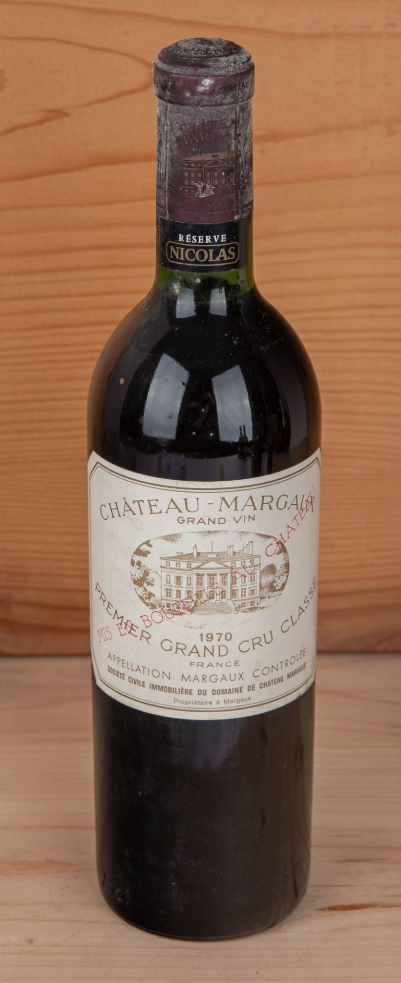 1 Flasche Chateau-Margaux 1970, Premier Grand Cru Classé