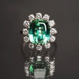Ring mit grünem Turmalin, WG 585