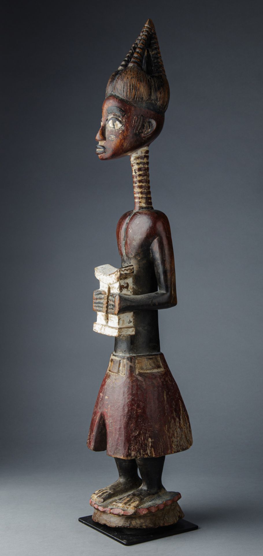 Figur im Colon-Stil, Volk der Baule, Elfenbeinküste - Bild 2 aus 7