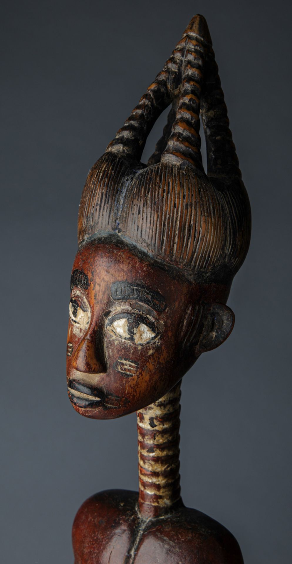Figur im Colon-Stil, Volk der Baule, Elfenbeinküste - Bild 7 aus 7