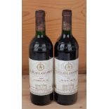 2 Flaschen Chateau-Lascombes 1985 und 1986 Margaux