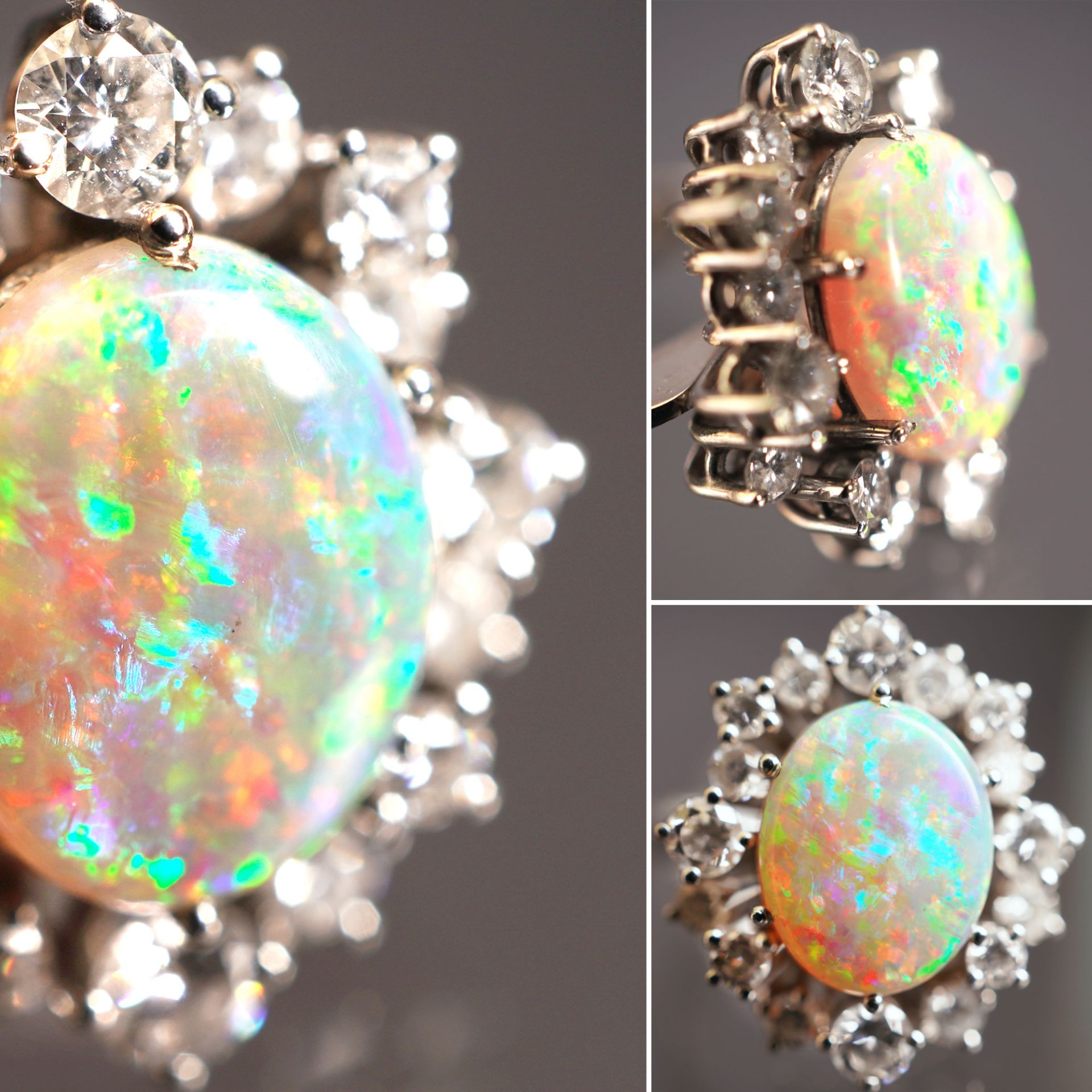 Ring mit Opal und Brillanten, WG 585 - Image 4 of 5