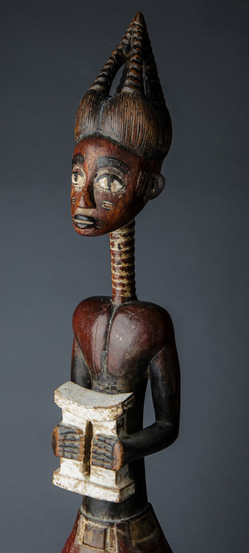 Figur im Colon-Stil, Volk der Baule, Elfenbeinküste - Bild 6 aus 7