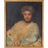 George Spencer Watson (1869-1934) British, portrait of an Edwardian lady, oil on canvas, signed to