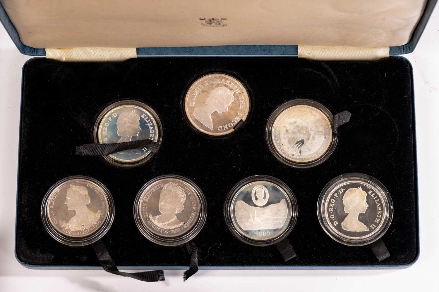 A collection of silver proof and other coins, comprising The Coinage of Great Britain 1970 - 1989 ( - Image 11 of 33