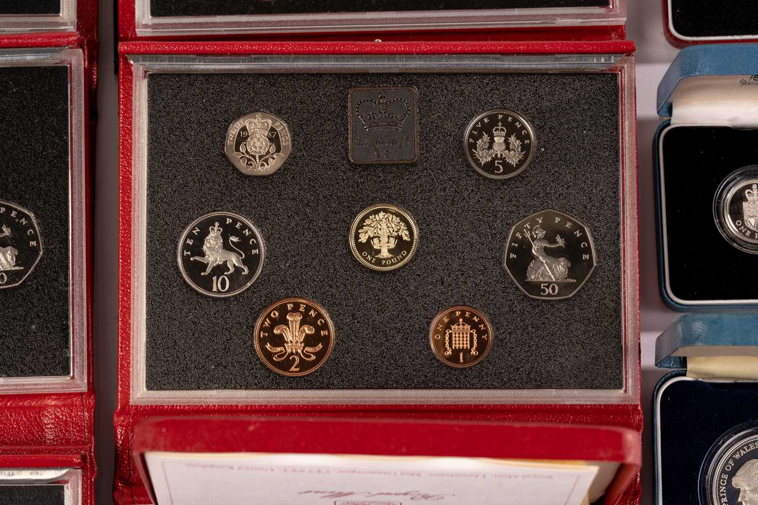 A collection of silver proof and other coins, comprising The Coinage of Great Britain 1970 - 1989 ( - Image 14 of 33