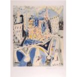 After Pablo Picasso, Norte Dame, limited edition lithograph, signed Collection Marina Picasso and