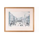 L S Lowry (1887 - 1976), Level Crossing, signed in pencil and blind stamp, offset lithograph (