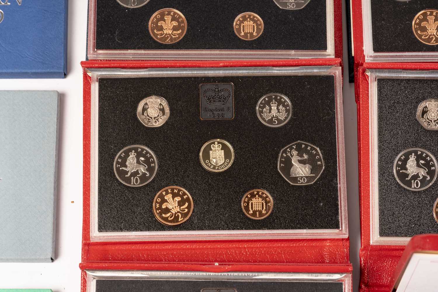 A collection of silver proof and other coins, comprising The Coinage of Great Britain 1970 - 1989 ( - Image 9 of 33