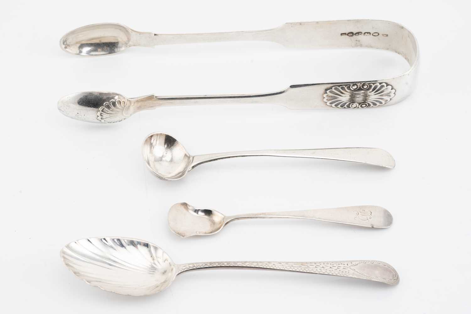 A pair of George III Exeter silver Old English berry spoons, Exeter 1811 by Joseph Hicks and other - Image 8 of 15
