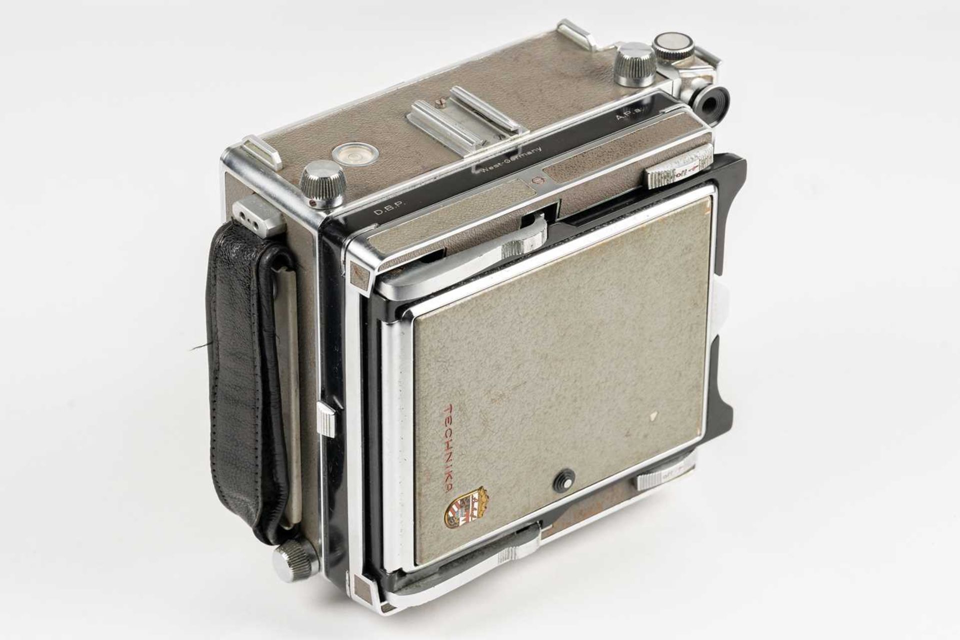 A Linhof Technika V 5 x 4" plate camera, serial number 63532, with Schneider-Kreuznach Angulon 1:6, - Image 6 of 21