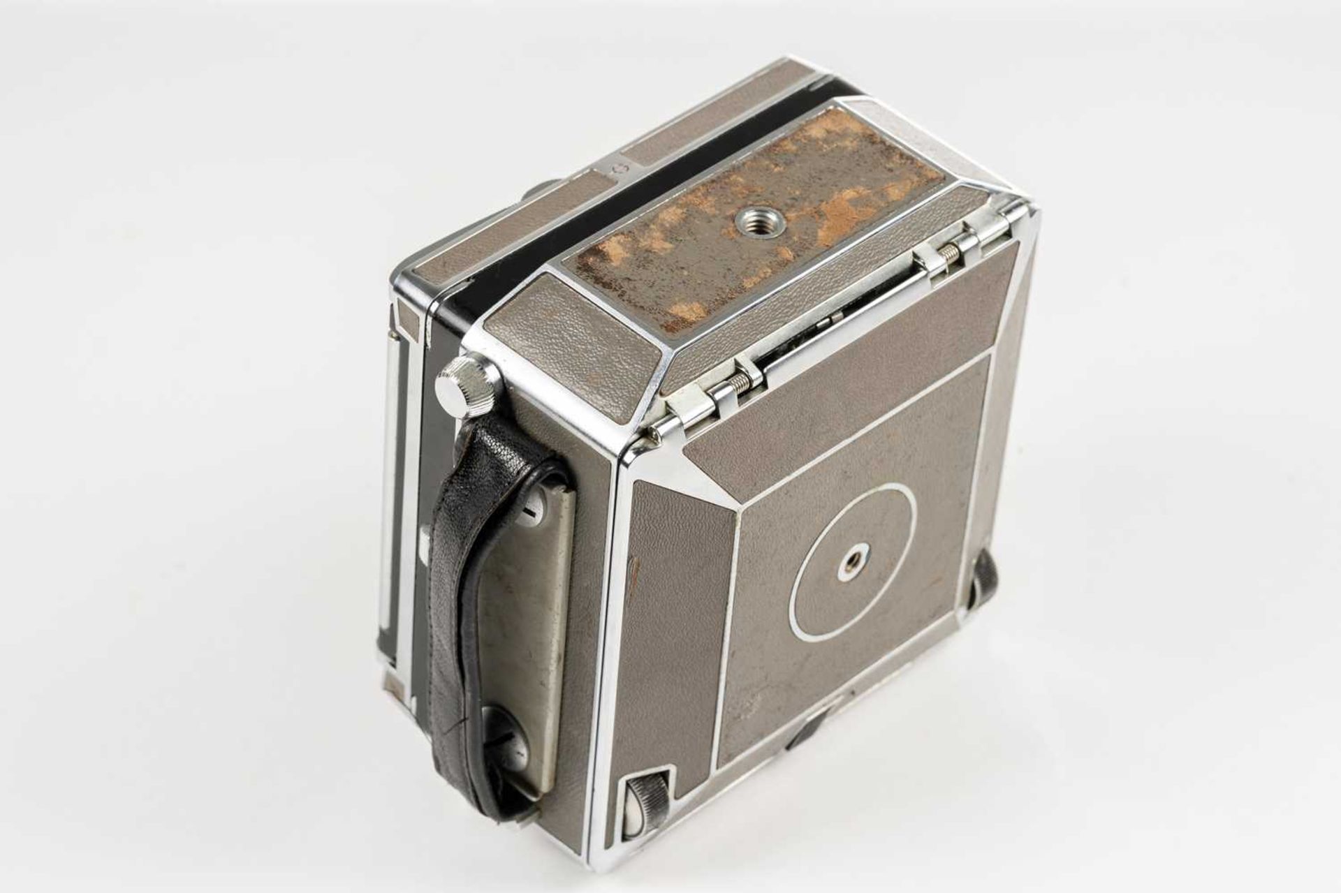 A Linhof Technika V 5 x 4" plate camera, serial number 63532, with Schneider-Kreuznach Angulon 1:6, - Image 7 of 21