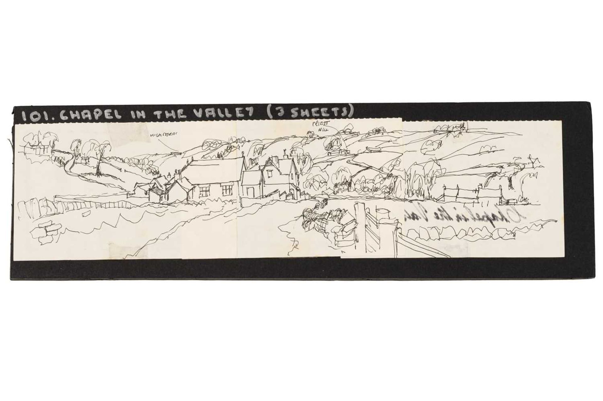 George Cunningham (1924 - 1996), panoramic views of Sheffield streets and the Peak District, en - Image 28 of 37