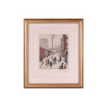 Laurence Stephen Lowry RA (1887-1976) British, 'Street Scene', limited edition print, pencil