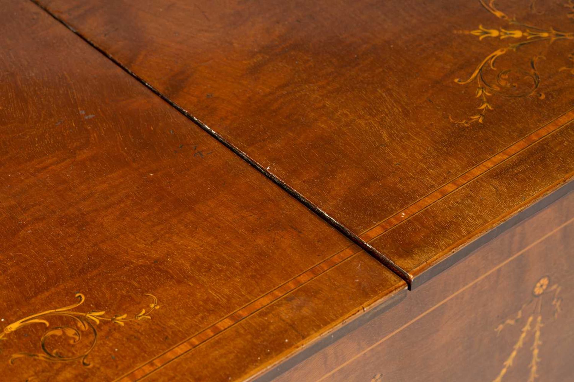 An Edwardian Maple & Co of Tottenham Court Rd, Neo-Classical marquetry inlaid mahogany drinks table, - Image 15 of 19