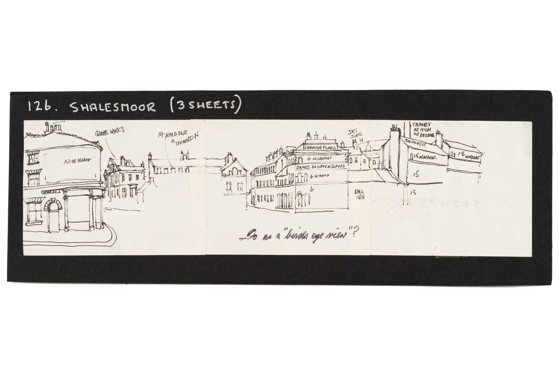 George Cunningham (1924 - 1996), panoramic views of Sheffield streets and the Peak District, en - Image 32 of 37