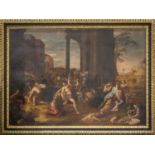 Manner of Peter Paul Rubens, The Massacre of the Innocents, unsigned, very large oil on canvas,