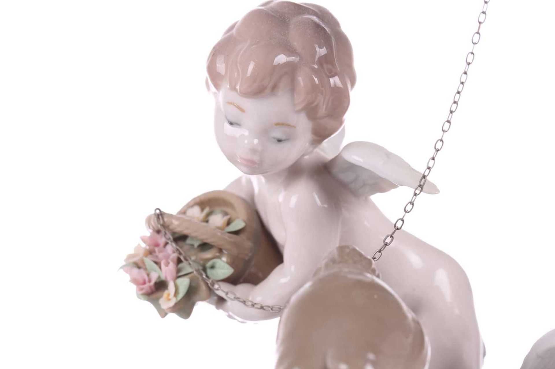 A Lladro porcelain ltd edition 516/2000 figure group "May my wish come true" modelled by the masters - Image 8 of 10