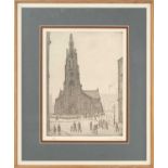 Laurence Stephen Lowry RA (1887-1976) British, 'St Simon's Church, Salford', limited edition