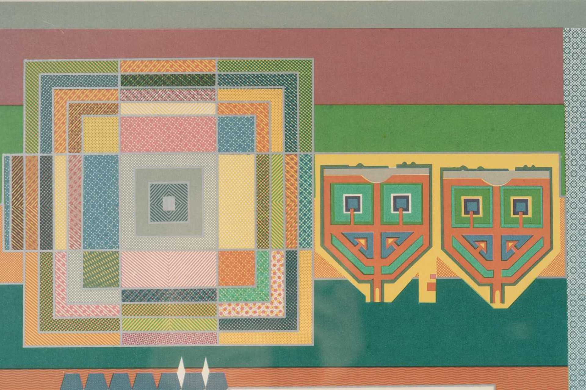 Eduardo Paolozzi (1924 - 2005), Poster for Habitat, additionally inscribed in gold ink 'Made for - Image 8 of 10