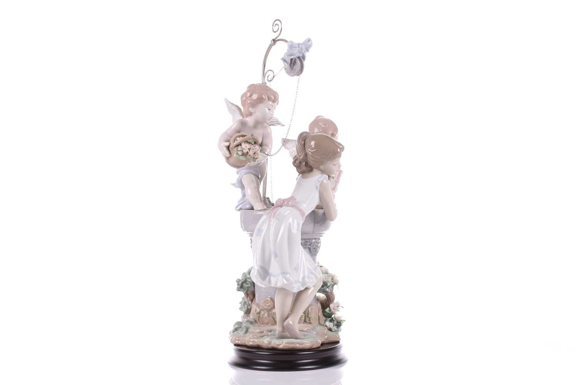 A Lladro porcelain ltd edition 516/2000 figure group "May my wish come true" modelled by the masters - Image 2 of 10