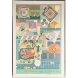 Eduardo Paolozzi (1924 - 2005), Poster for Habitat, additionally inscribed in gold ink 'Made for