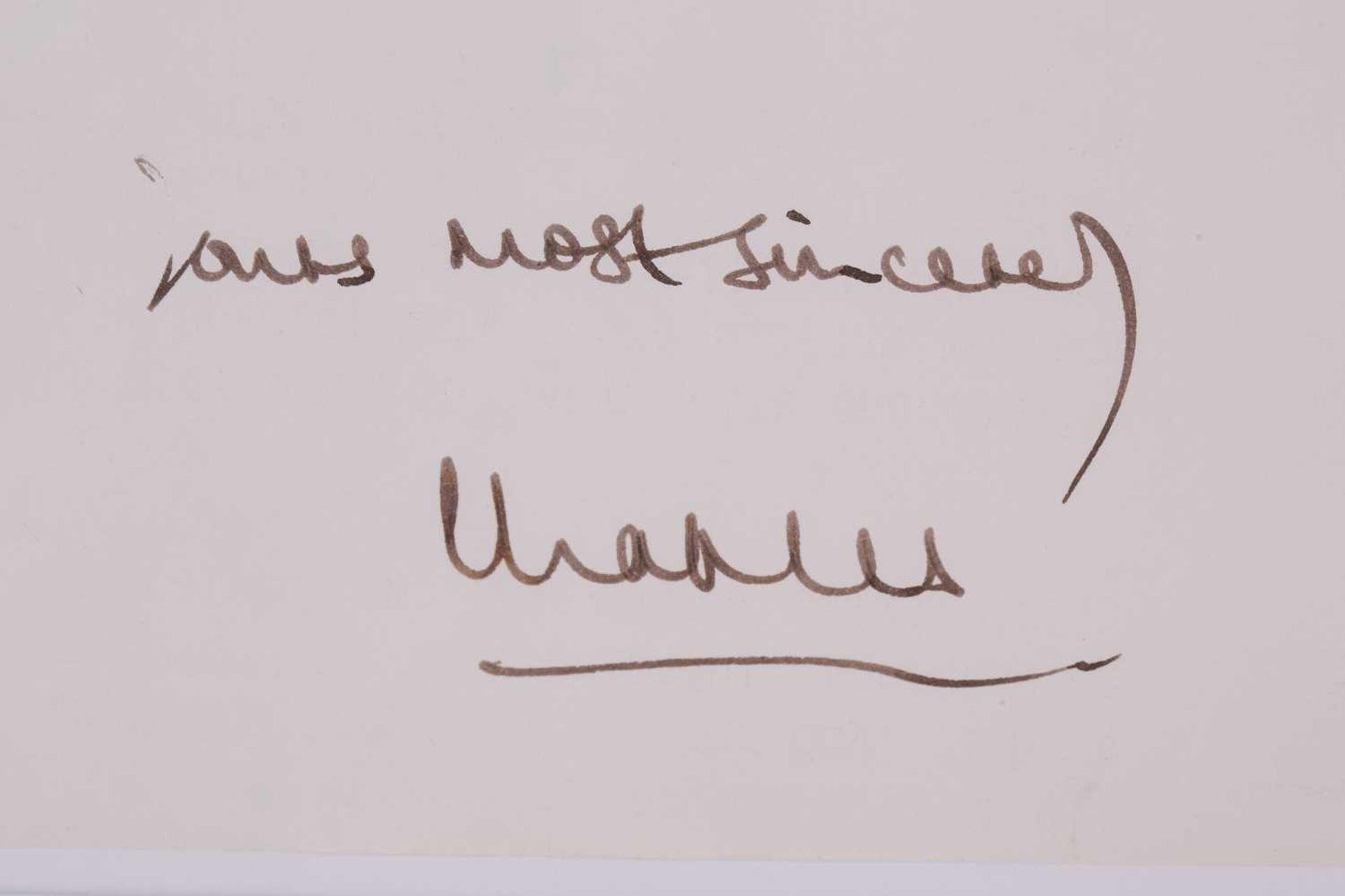 Charles III: a hand-signed letter, written to Robert Marrington thanking him for his condolence - Image 5 of 8