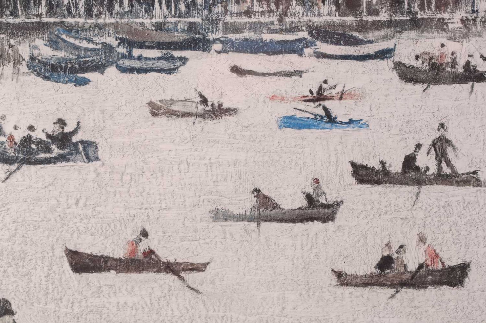 Laurence Stephen Lowry RA (1887-1976) British, 'Crime Lake', limited edition print, signed in pencil - Image 5 of 12