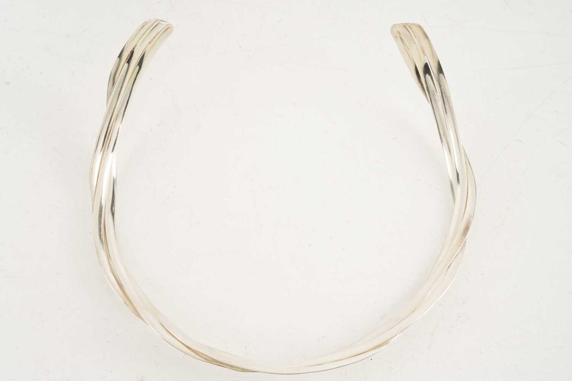 A large collection of silver torque necklaces of twisted form; including five torque necklaces - Image 6 of 9